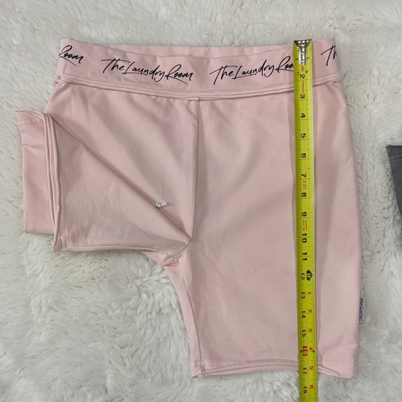 The Laundry Room Runyon Biker Pink and Gray Shorts,(2-Pack) - Picture 16 of 17